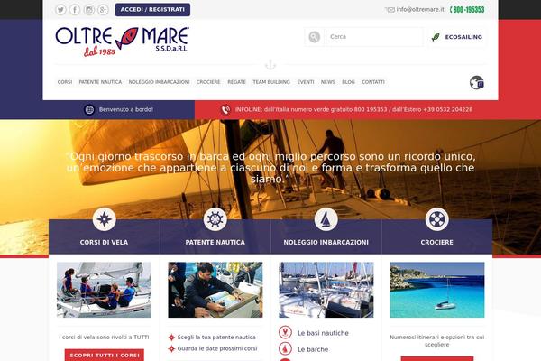 456sailing theme site design template sample
