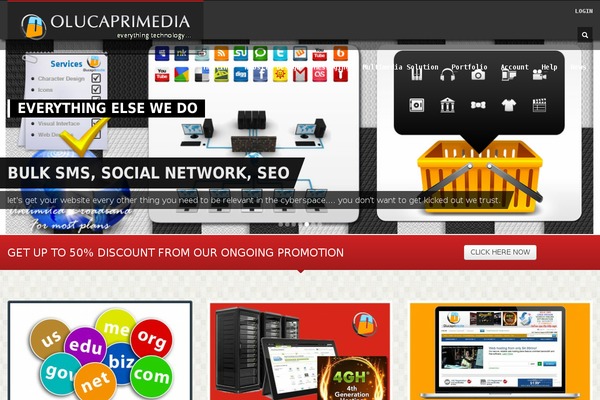 Site using Hide My Site plugin