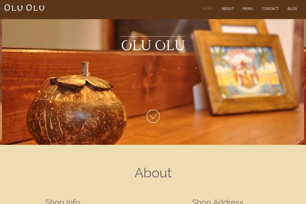 onetone theme site design template sample