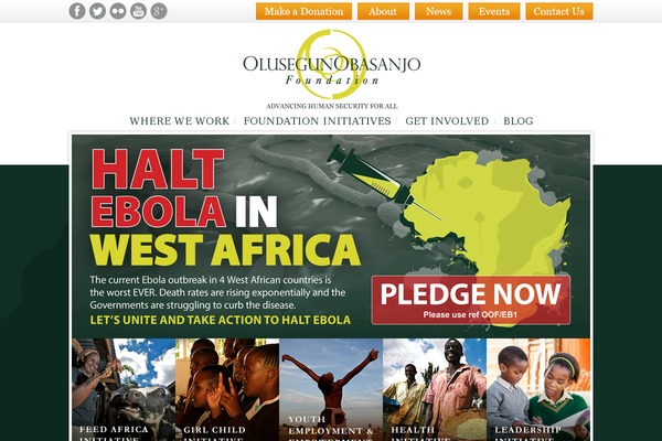 Foundation theme site design template sample
