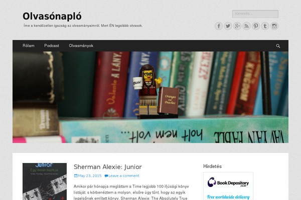 Site using Ultimate-book-blogger plugin