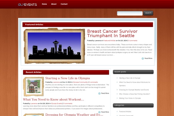 Wooden theme site design template sample