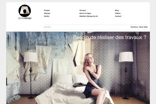 Hati theme site design template sample