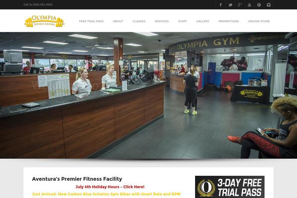 GymBase theme site design template sample