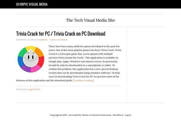 Eleven40 Pro theme site design template sample