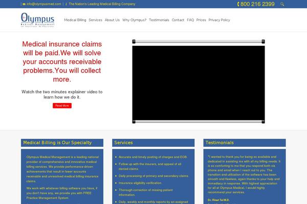 olympusmed.com site used Twenty Twenty-One