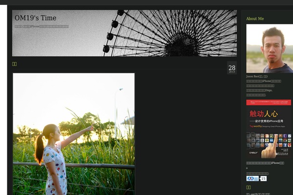 Aurora theme site design template sample