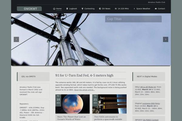 Armada theme site design template sample