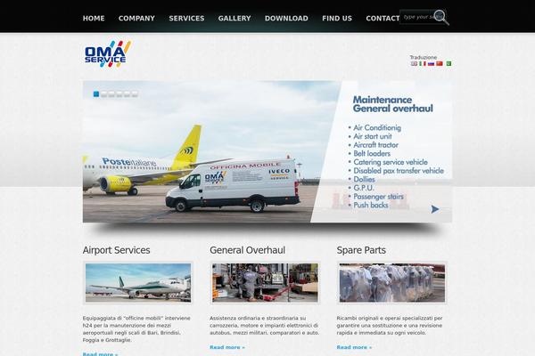 Boldy theme site design template sample