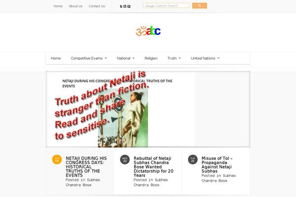 Site using Simple Follow Me Social Buttons Widget plugin
