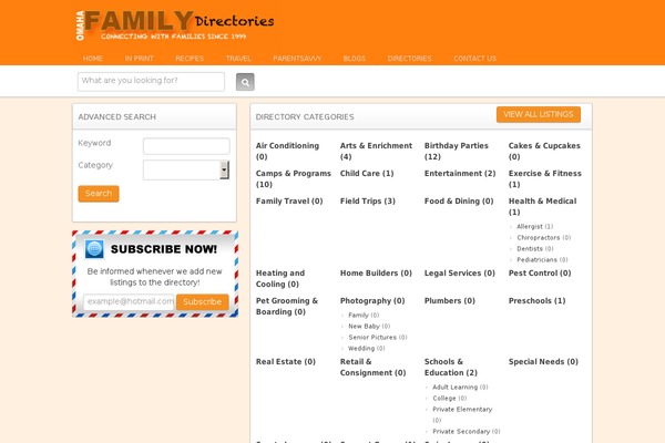 Dt theme site design template sample