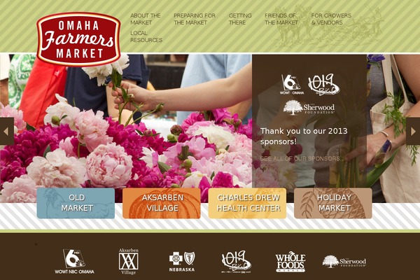 omahafarmersmarket.com site used Grain & Mortar