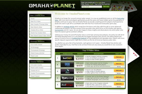 Omaha theme site design template sample