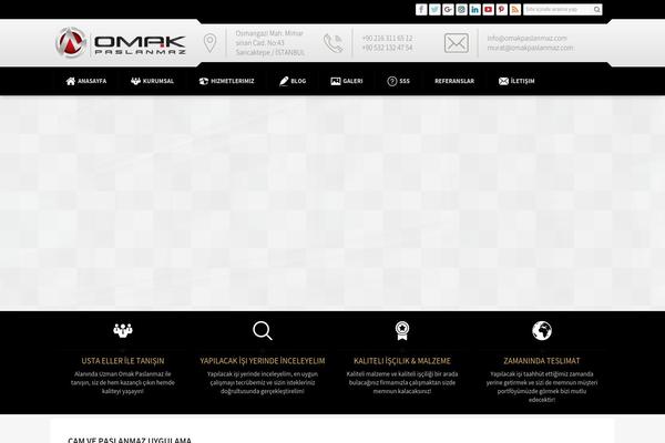 Yakamoz theme site design template sample