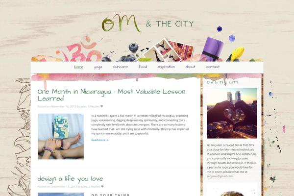 Dinky theme site design template sample