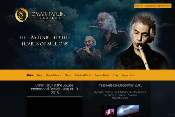 Harmony theme site design template sample