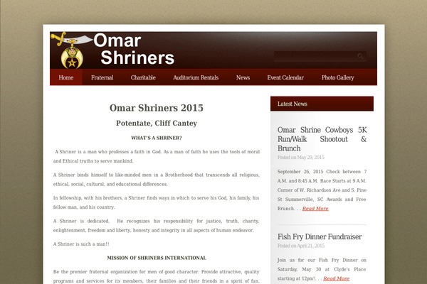 omarshriners.org site used Omar_shriners