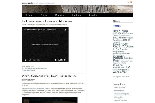 ombelico.de site used Ombelico