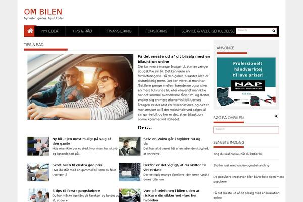 ProfitMag theme site design template sample