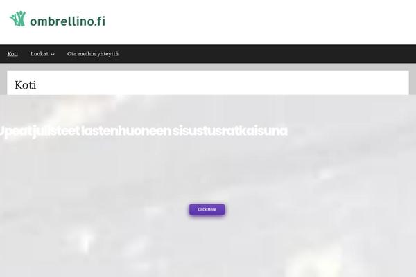 Donovan theme site design template sample
