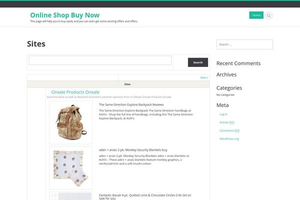 Ascent theme site design template sample