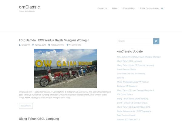 Ample theme site design template sample