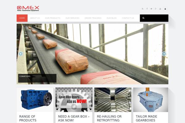 Industrix theme site design template sample