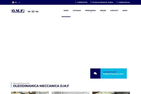 omfsrl.com site used Saturnthemes-industry-child