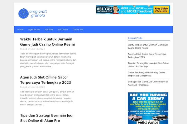 NewsPaperly theme site design template sample