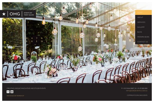 Site using Full Page/ Full width Background Slider plugin