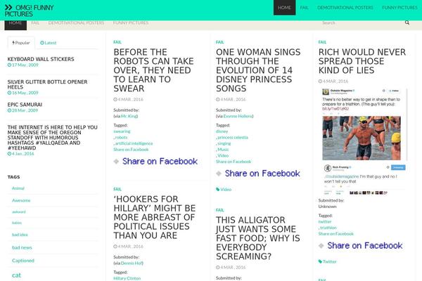 Fullby theme site design template sample