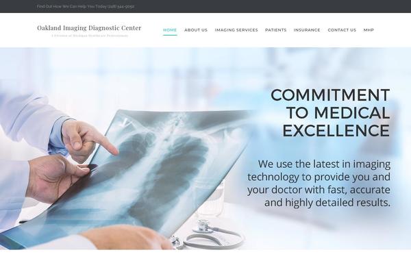 The-core-child theme site design template sample