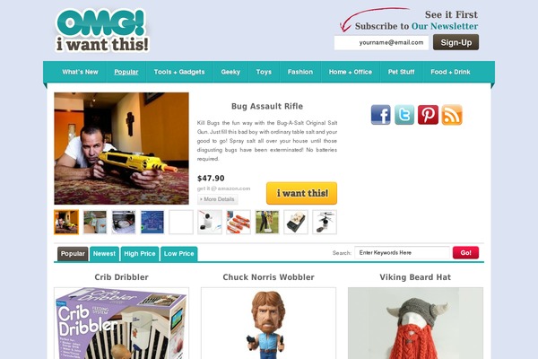 OMG theme site design template sample