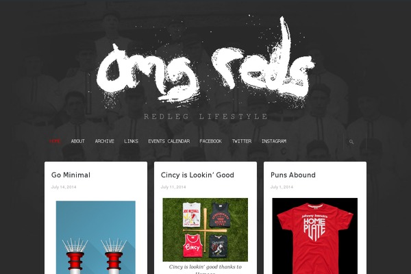 Hoarder theme site design template sample
