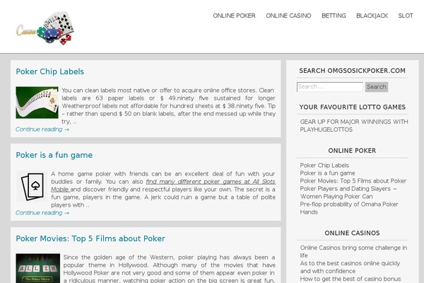 omgsosickpoker.com site used Freemium