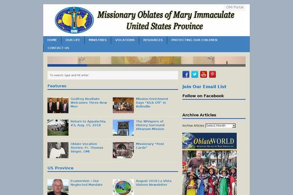MH Magazine theme site design template sample