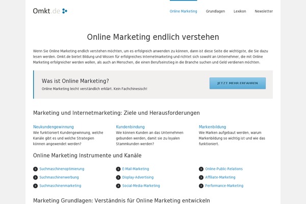omkt.de site used Omkt