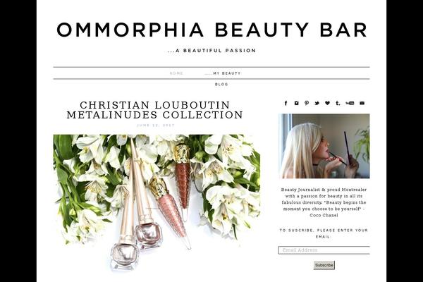 ommorphiabeautybar.com site used Styleformiles-wp