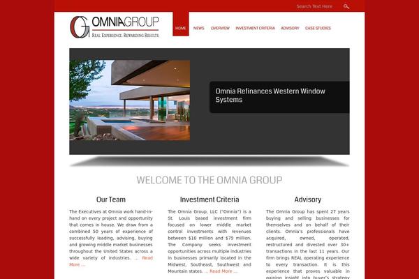 Small Business theme site design template sample
