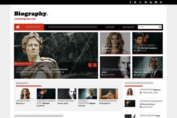 ProfitMag theme site design template sample