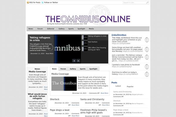 NewsPro theme site design template sample