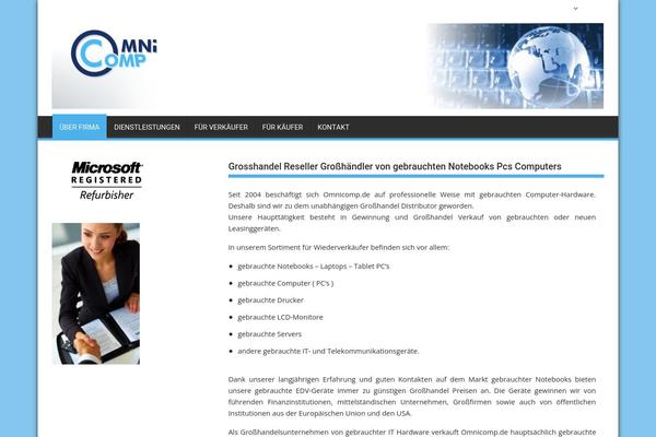 SuperMag theme site design template sample