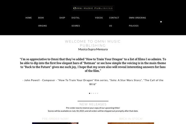 Stockholm theme site design template sample
