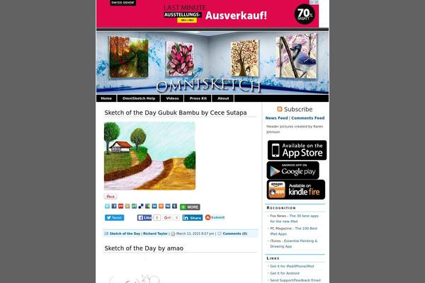 magicblue theme site design template sample