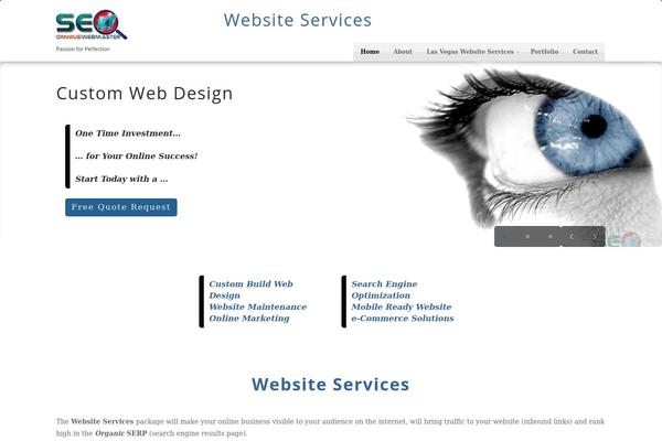 Allure theme site design template sample