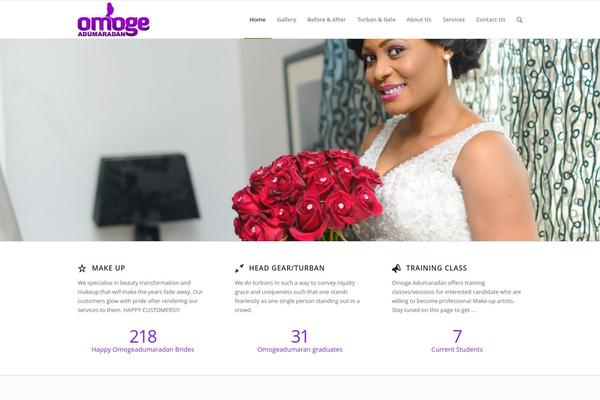 Enfold theme site design template sample