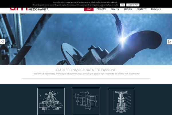 omoleodinamica.com site used Om-theme