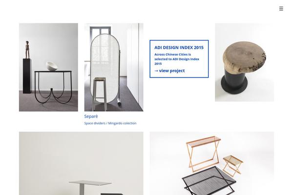 Essenza theme site design template sample