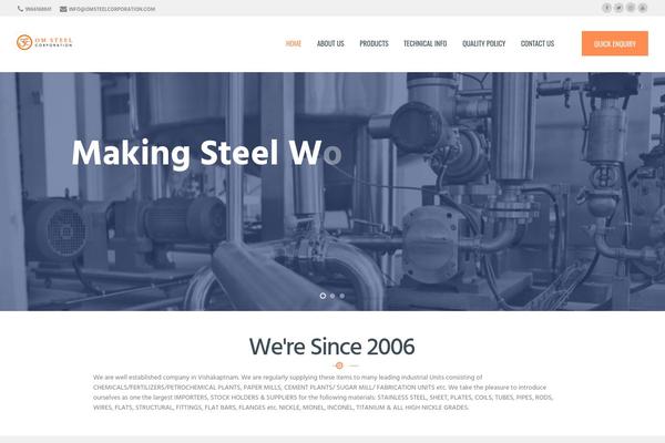 omsteelcorporation.com site used Franco