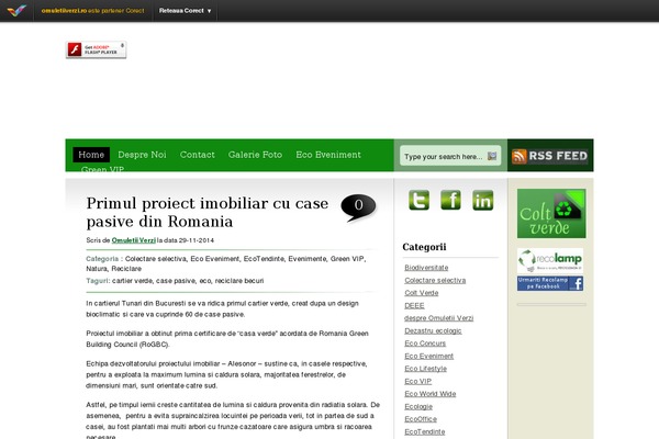 omuletiiverzi.ro site used Grungie